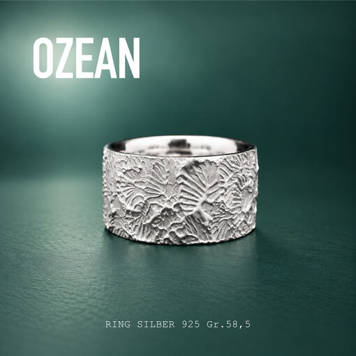 Bild 1 Ring Ozean 11 mm Ag 925 | Atelier Marion Knorr Ludwigsburg 