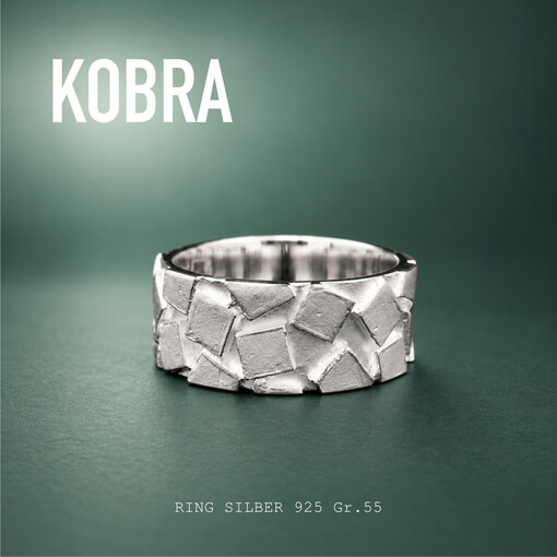 Bild 1 Ring Kobra 8 mm Ag 925 | Atelier Marion Knorr, Ludwigsburg