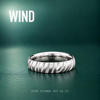 Bild 1 Ring Wind 4 mm Ag 925 | Atelier Marion Knorr Ludwigsburg 
