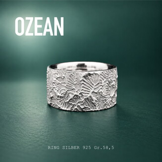 Bild 1 Ring Ozean 11 mm Ag 925 | Atelier Marion Knorr Ludwigsburg 
