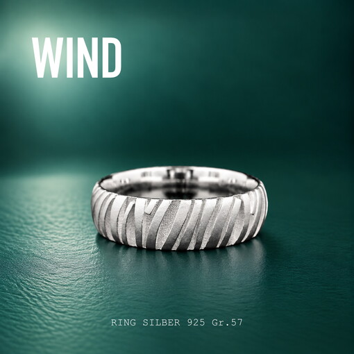 Bild 1 Ring Wind 8,7 mm Ag 925 | Atelier Marion Knorr Ludwigsburg 
