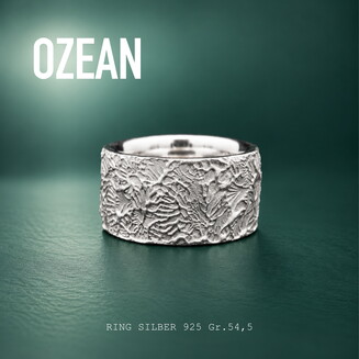 Bild 1 Ring Ozean 11 mm Ag 925 | Atelier Marion Knorr Ludwigsburg 
