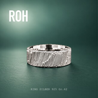 Bild 1 Trauring Roh 8 mm Ag 925 | Atelier Marion Knorr Ludwigsburg 