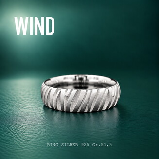 Bild 1 Ring Wind 6 mm Ag 925 | Atelier Marion Knorr Ludwigsburg 