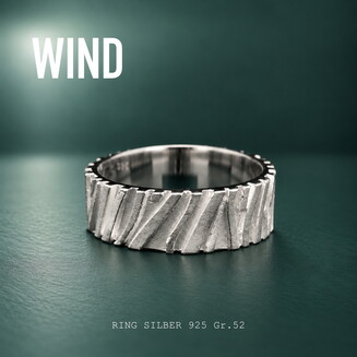 Bild 1 Ring Wind 6 mm Ag 925 | Atelier Marion Knorr Ludwigsburg 